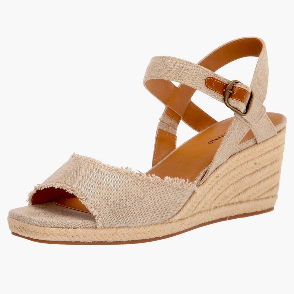 Lucky Brand Womens Mindra Espadrille Wedge Sandal